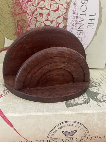 Vintage wooden letter rack - , or