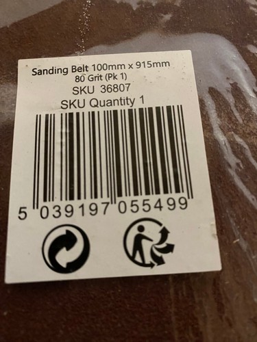 New sanding belts 915mm - new, x