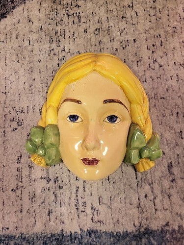 Girls face with - with, pig