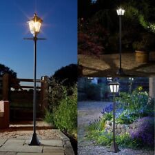 Solar Powered Lamp Post Smart Garden Outdoor LED Lighting 130cm - 200cm Various