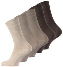 Mens Black Cotton Socks 6