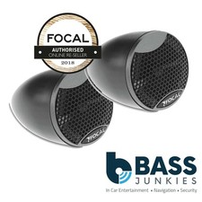 Focal 100 Watts Car Stereo Dome Tilted Flush Surface Mount Car Van Tweeters Pair
