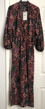 ZARA FLORAL PRINT JUMPSUIT~ SIZE S