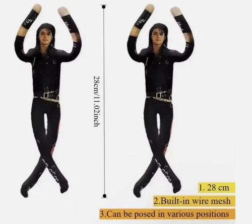 Michael jackson posable plush - jackson,