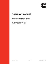CUMMINS - OPERATOR MANUAL -