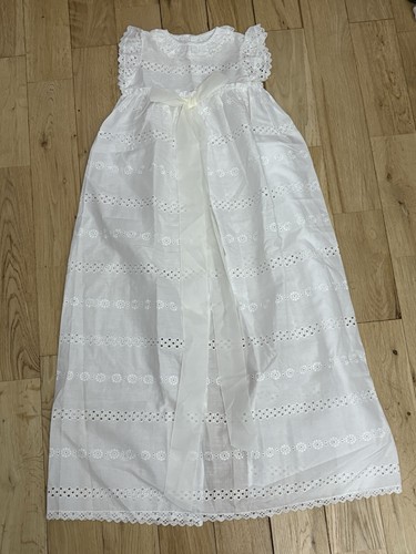Vintage christening gown white - vintage,