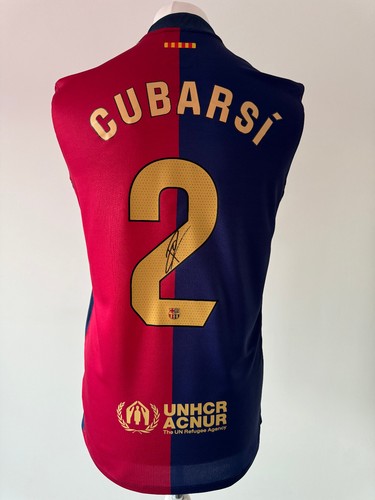 Signed pau cubarsi shirt - shirt, fc