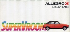 Austin Allegro 3 UK COLOURS &