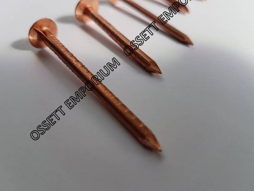Copper clout nails - -, roofing
