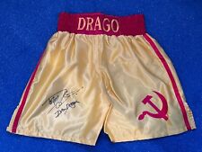 Rocky IV - Dolph Lundgren / Ivan Drago Signed Boxing Shorts