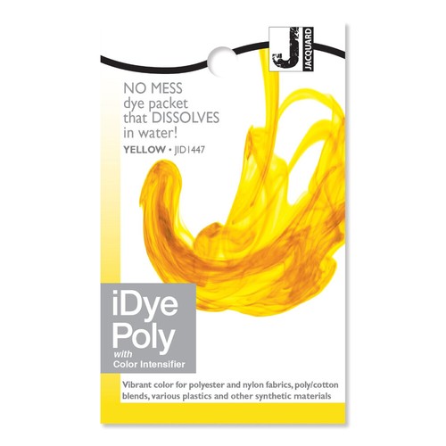 Yellow jacquard idye synthetic - jacquard,