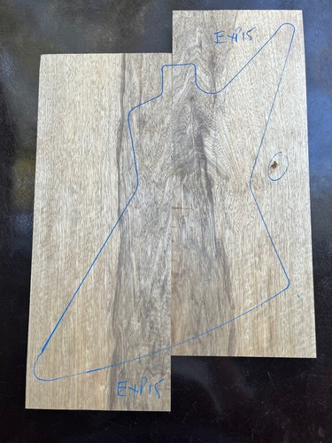 Black limba korina - /,