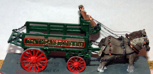 Horse drawn brewery dray - horse, or