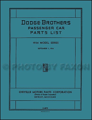 1934 dodge car illustrated - 1934,