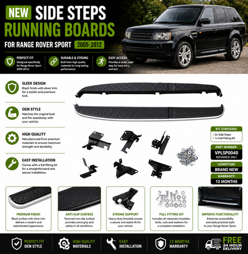 New side steps running boards - side,