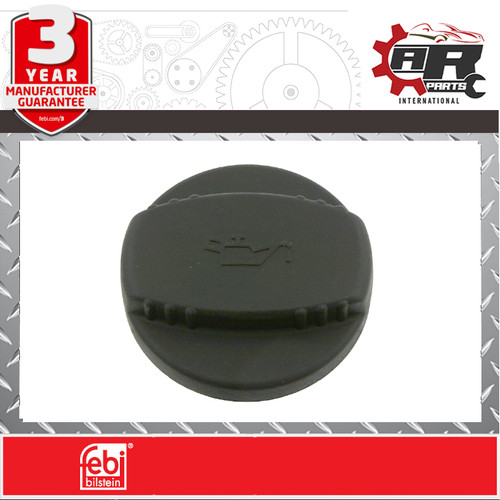Oil filler cap with gasket - with,