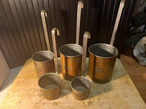 Vintage copper measuring - vintage,