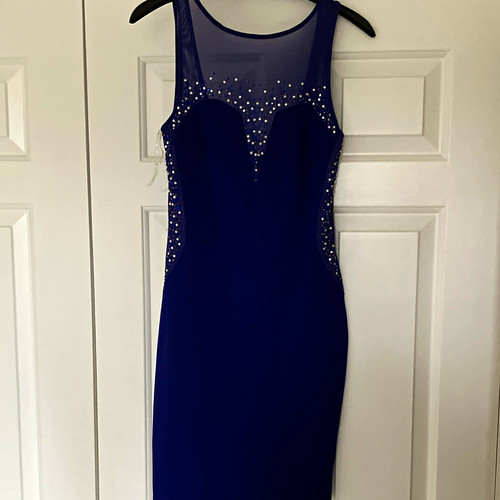 Lipsy blue sweetheart - blue, mesh