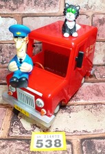 Vintage Postman Pat & Jess Van & Figure Royal Mail Red Van PAT 1 Toy Large Y538