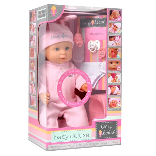 Tiny tears baby deluxe - tiny,