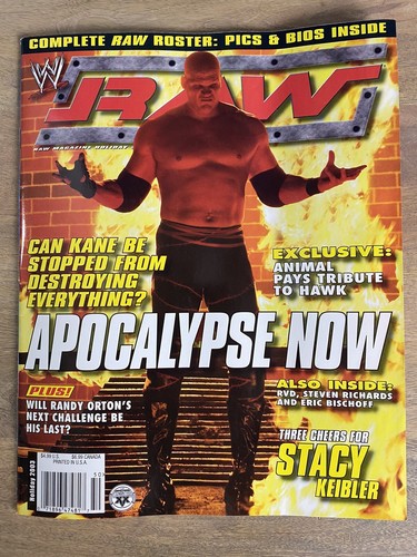 Wwe raw magazine holiday 2003 - magazine,
