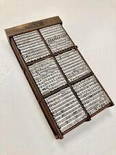 FULL SET OF ORIGINAL LOWERCASE