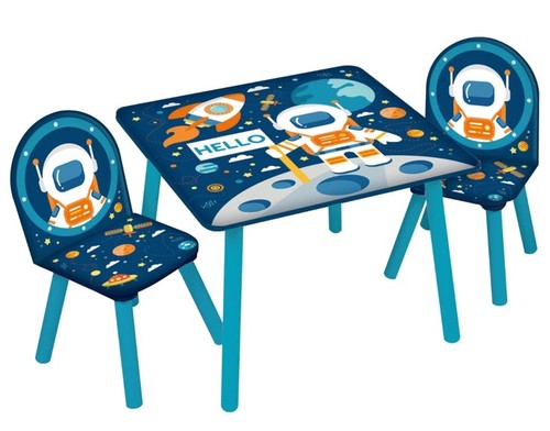 Kids wooden table 2 - wooden, chairs