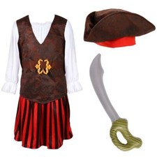 GIRLS PIRATE FANCY DRESS