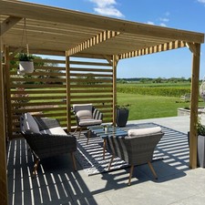 Garden Wooden Gazebo Pergola