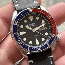 Vintage 1981 Seiko 7548-7000 5J Pepsi Bezel 150m Diver + serviced + new strap