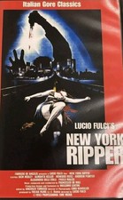 RARE VHS TAPE NEW YORK RIPPER BIG BOX PRE CERT HORROR LUCIO FULCI