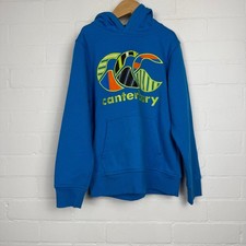 Canterbury Uglies Hoodie Boys Medium Rugby Printed Blue Casual