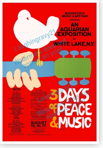 Retro 1969 woodstock rock - 1969,