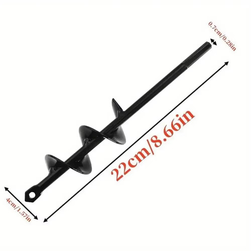 Garden auger spiral drill bit - drill,
