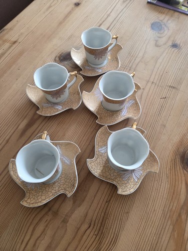Van porcelain espresso cups - van,