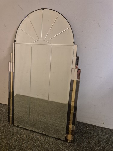 Antique art deco mirror - antique,