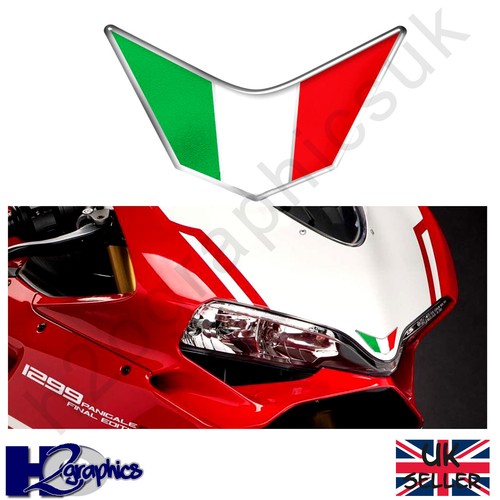 Italian flag fairing decal - italian,