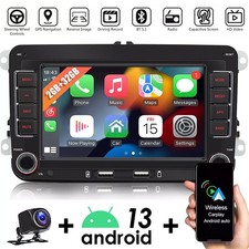 For VW GOLF MK5 MK6 7" Apple Carplay Car Stereo Radio 32GB Android 13 GPS Player