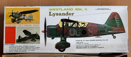 Testors hawk westland - westland, mk.ii
