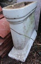 Antique Belfast Sink Pedestal single