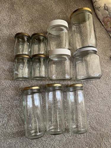 Bundle empty glass jars - bundle,