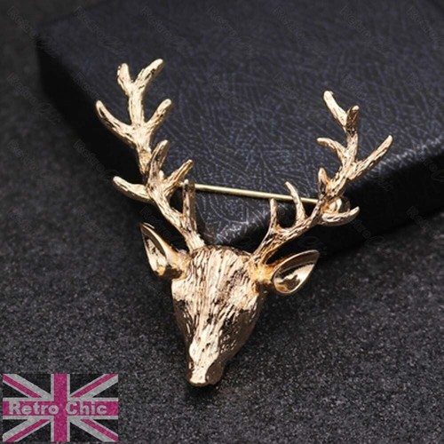 Vintage gold stag - stag, fashion