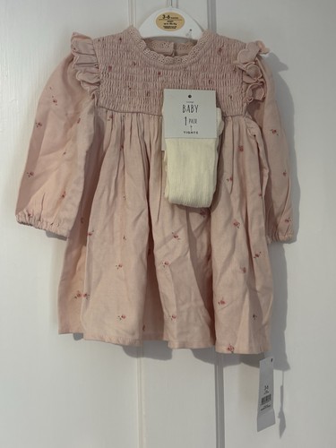 George girls pink floral - george,