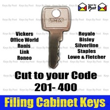Filing Cabinet Key Cut to Code
