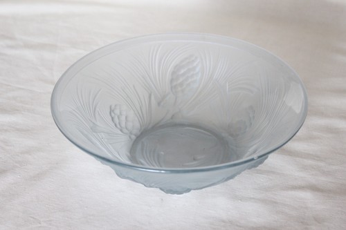 Art deco frosted blue - art,