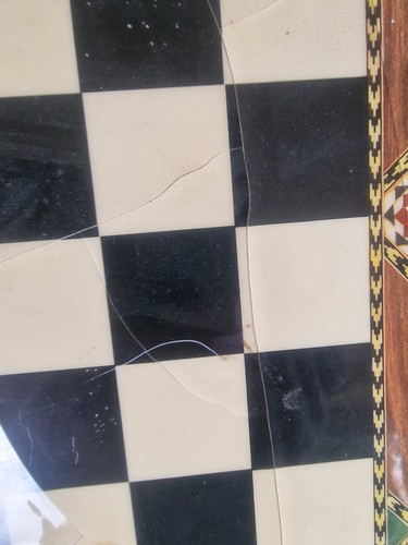 Vintage chess board - chess, molero