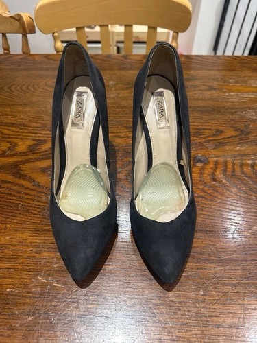 Zara black heels - black,