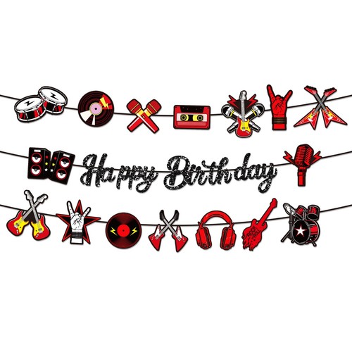 Rock roll music banner - rock,
