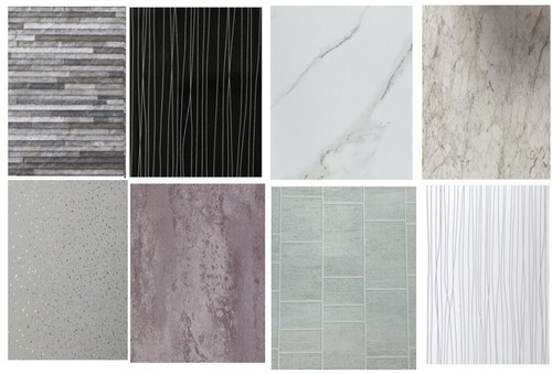 White black grey - sparkle, &