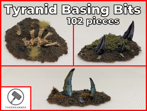 Tyranid themed basing material - basing,
